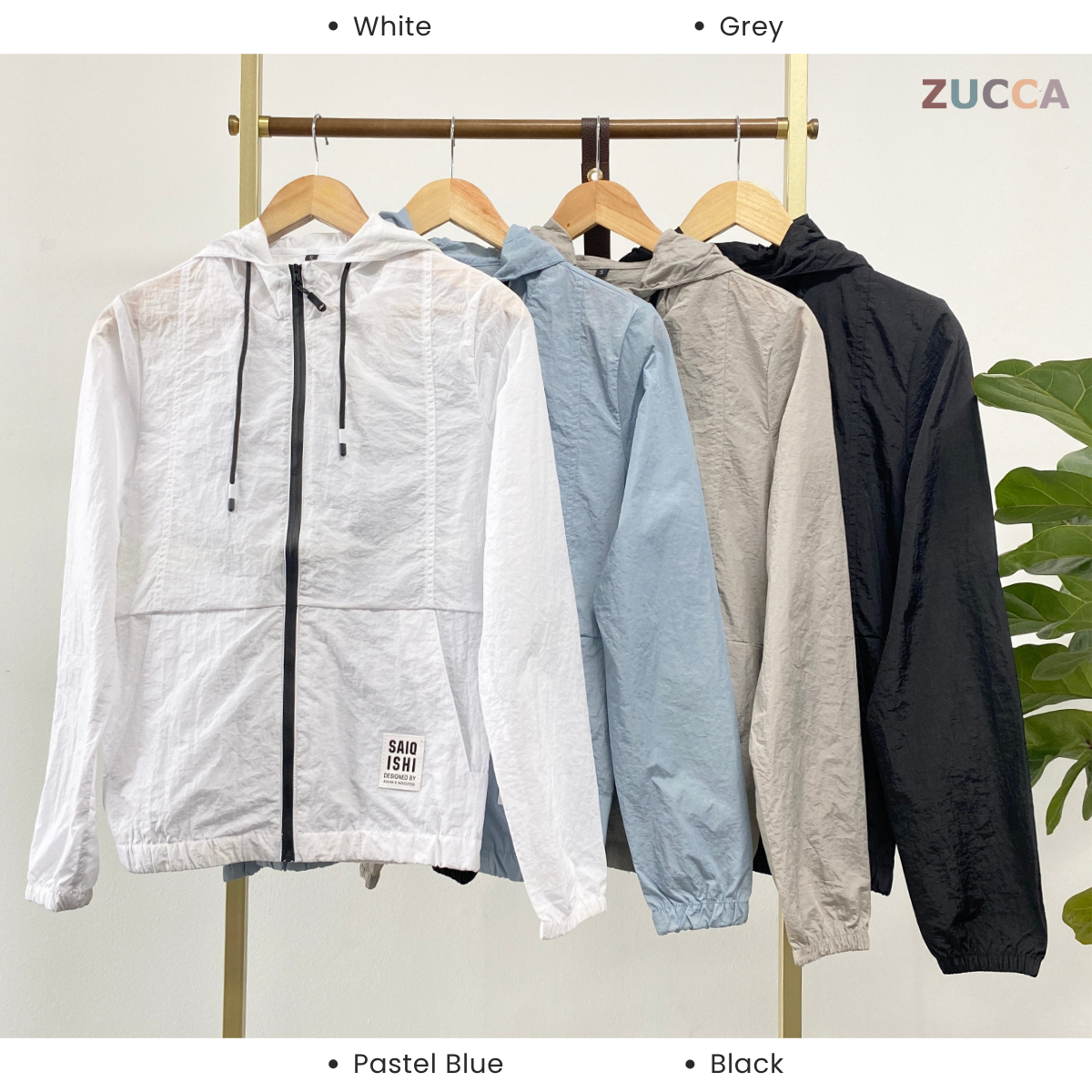 ZUCCA LIXIA JAKET WINDBREAKER BERHUD - MS001