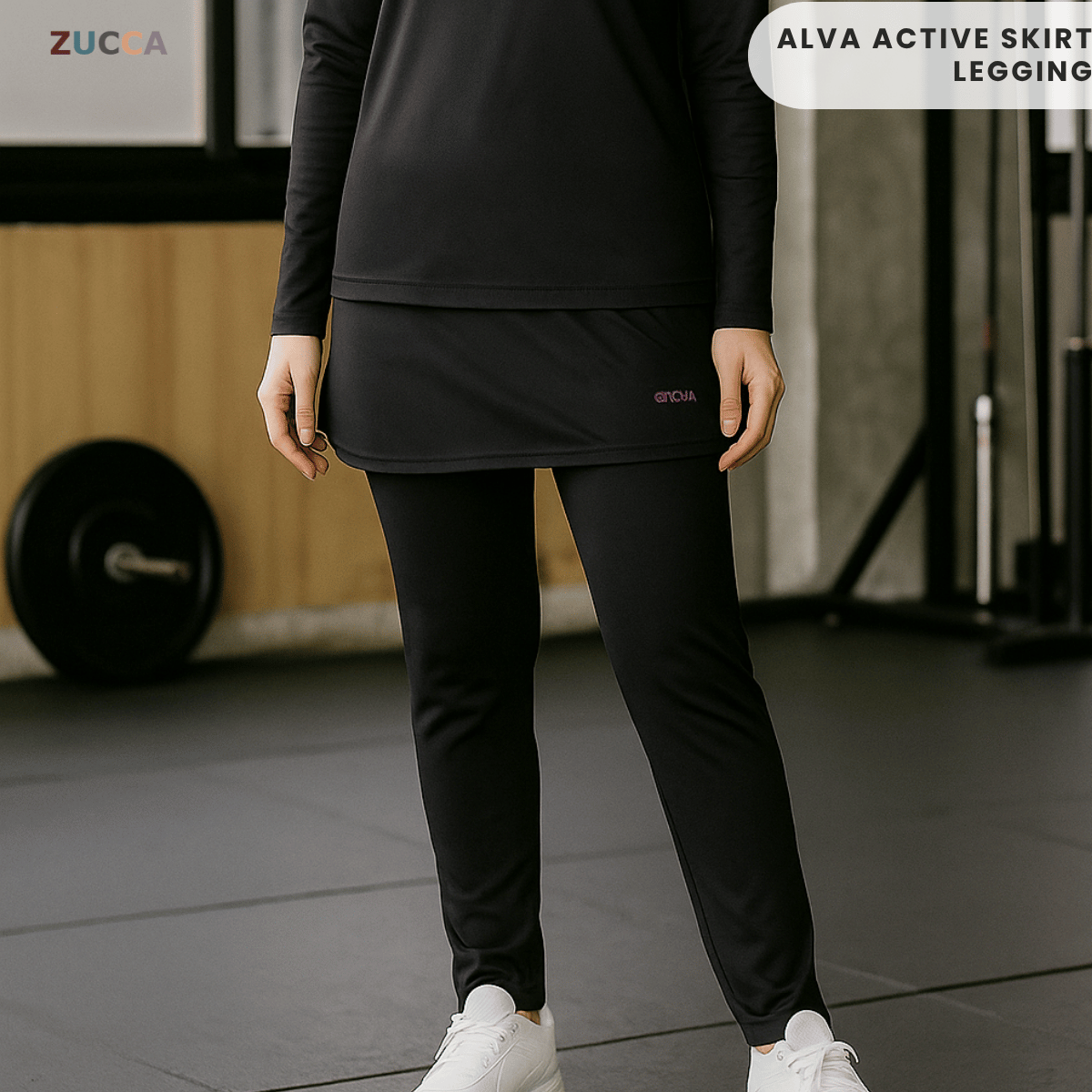 ZUCCA ALVA ACTIVE SKIRT LEGGING-MS006
