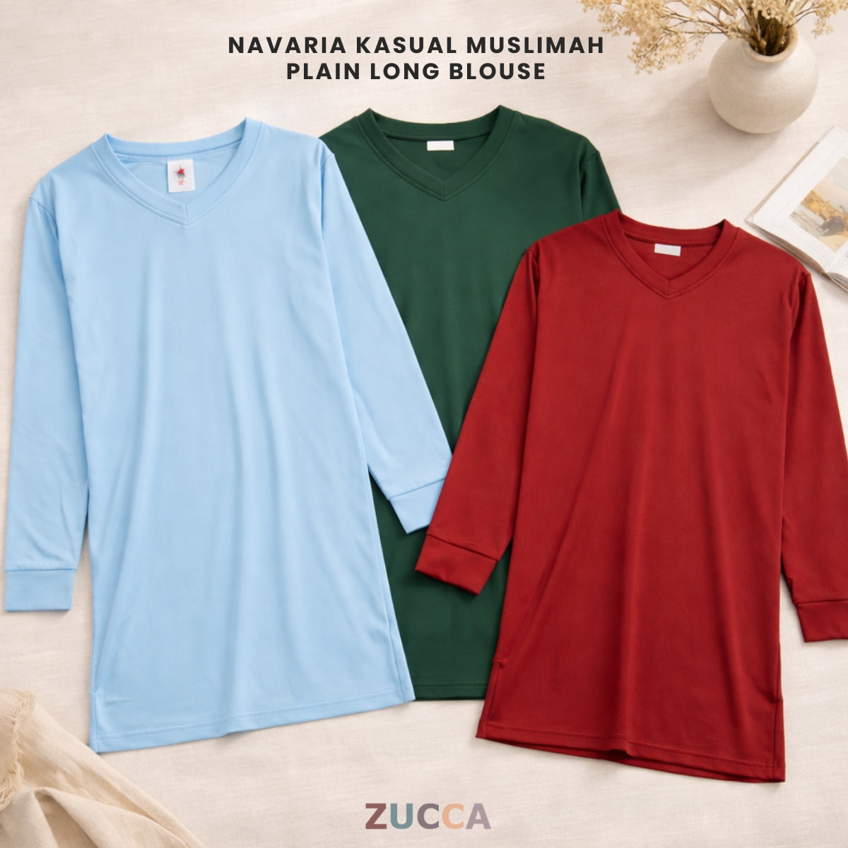 ZUCCA NAVARIA FLOWFIT SPORTWEAR LONG SLEEVE-MS007(STANDARD)