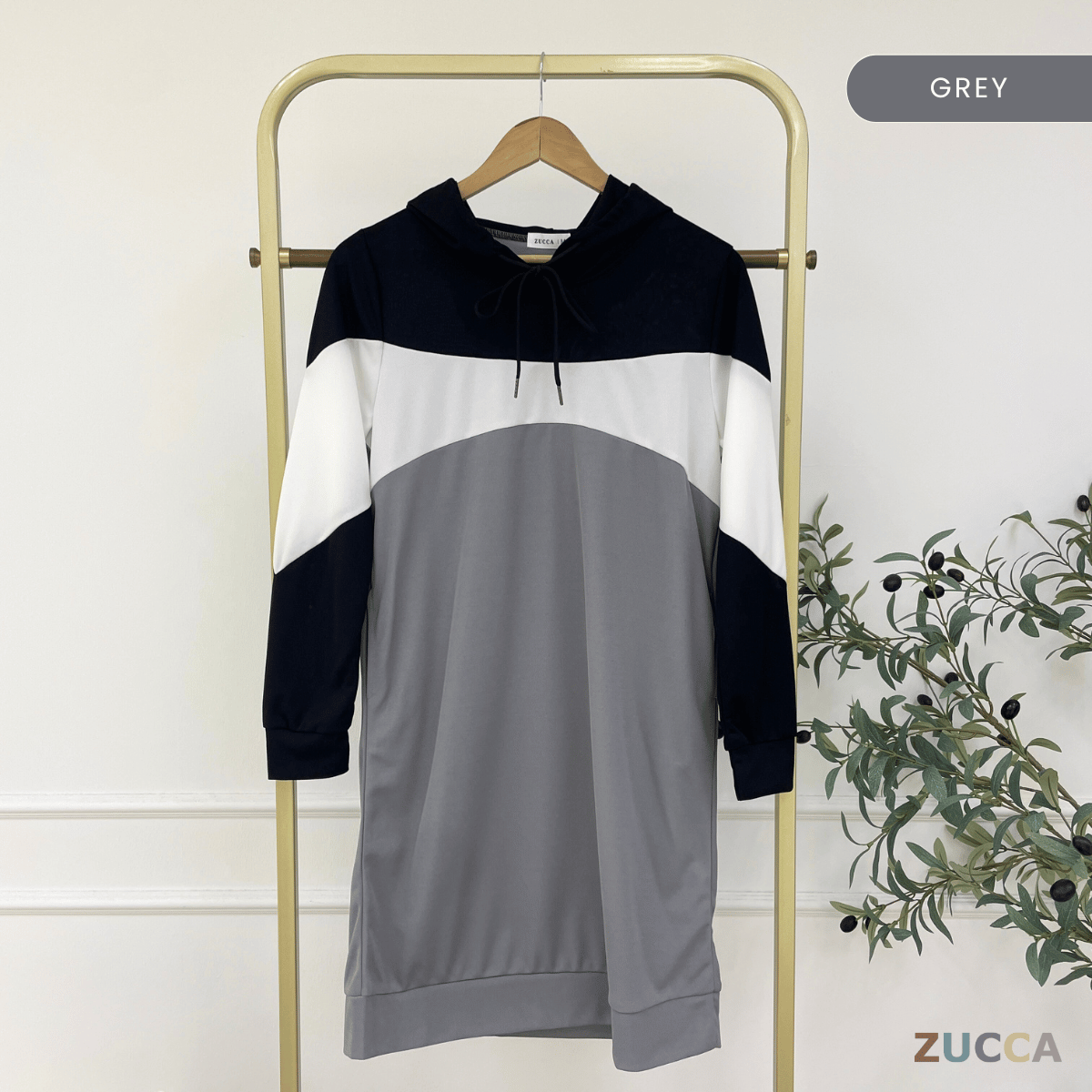 ZUCCA AZZIRA LUXE SPORT COLOURBLOCK DRESS-MS008