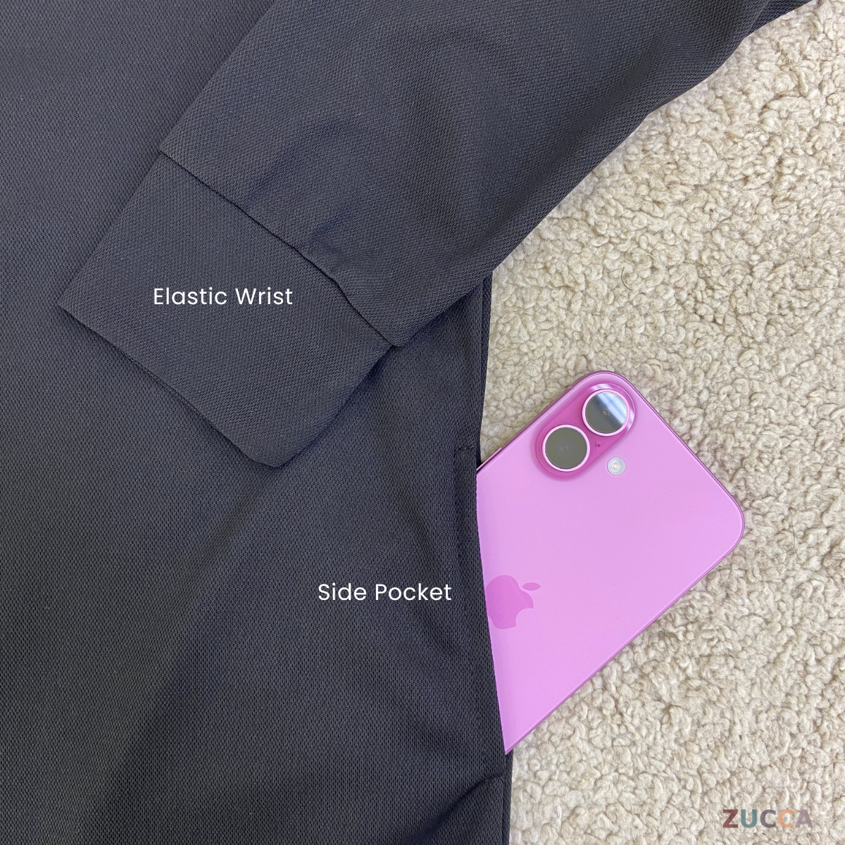 ZUCCA AVANI COLORBLOCK CASUAL WOMEN HOODED LONG DRESS - MS009