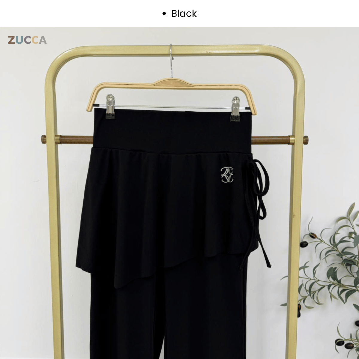 ZUCCA LYLA ASYMMETRIC WRAP LAYERED MODEST PANTS - MS016 (GN255)