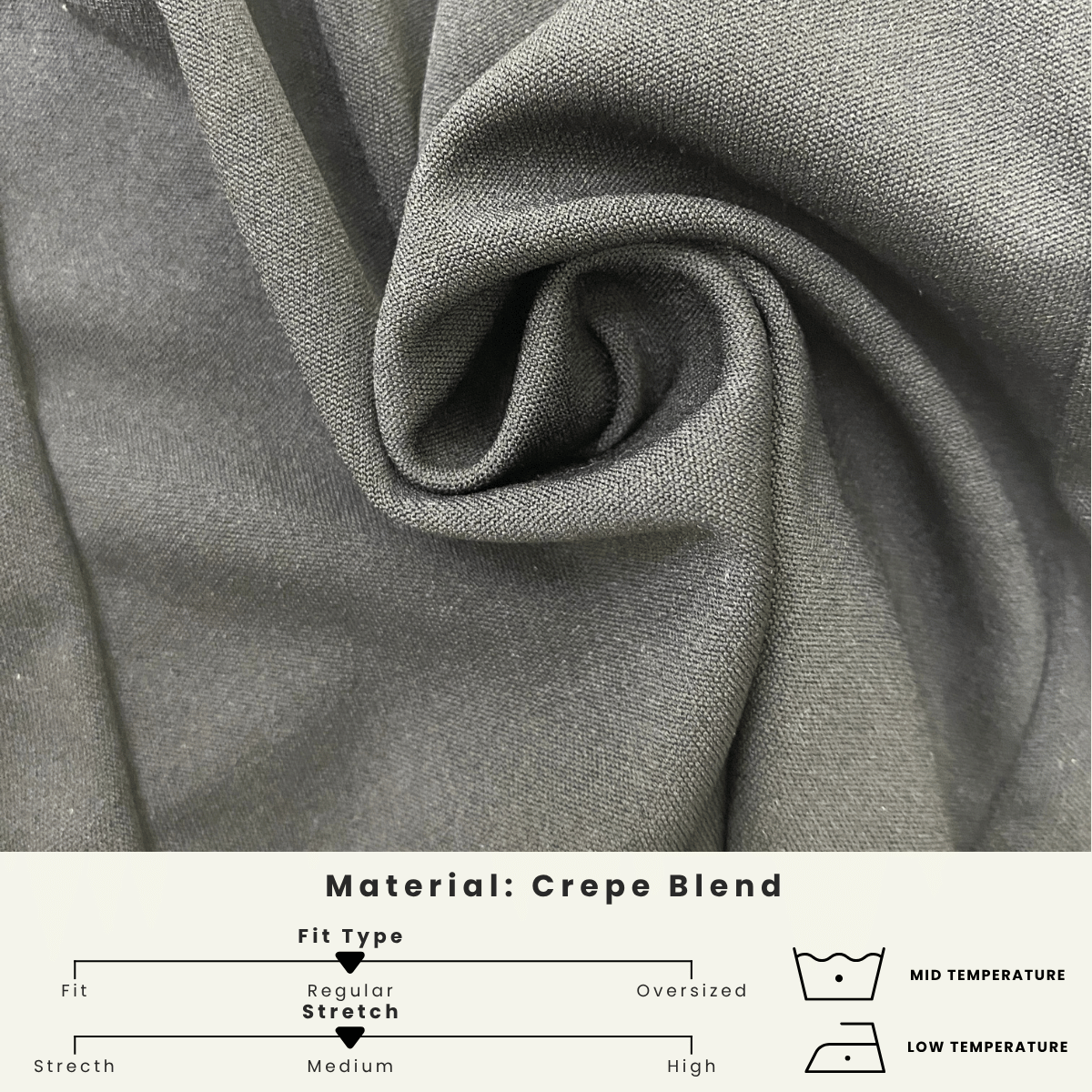 ZUCCA LYLA ASYMMETRIC WRAP LAYERED MODEST PANTS - MS016 (GN255)