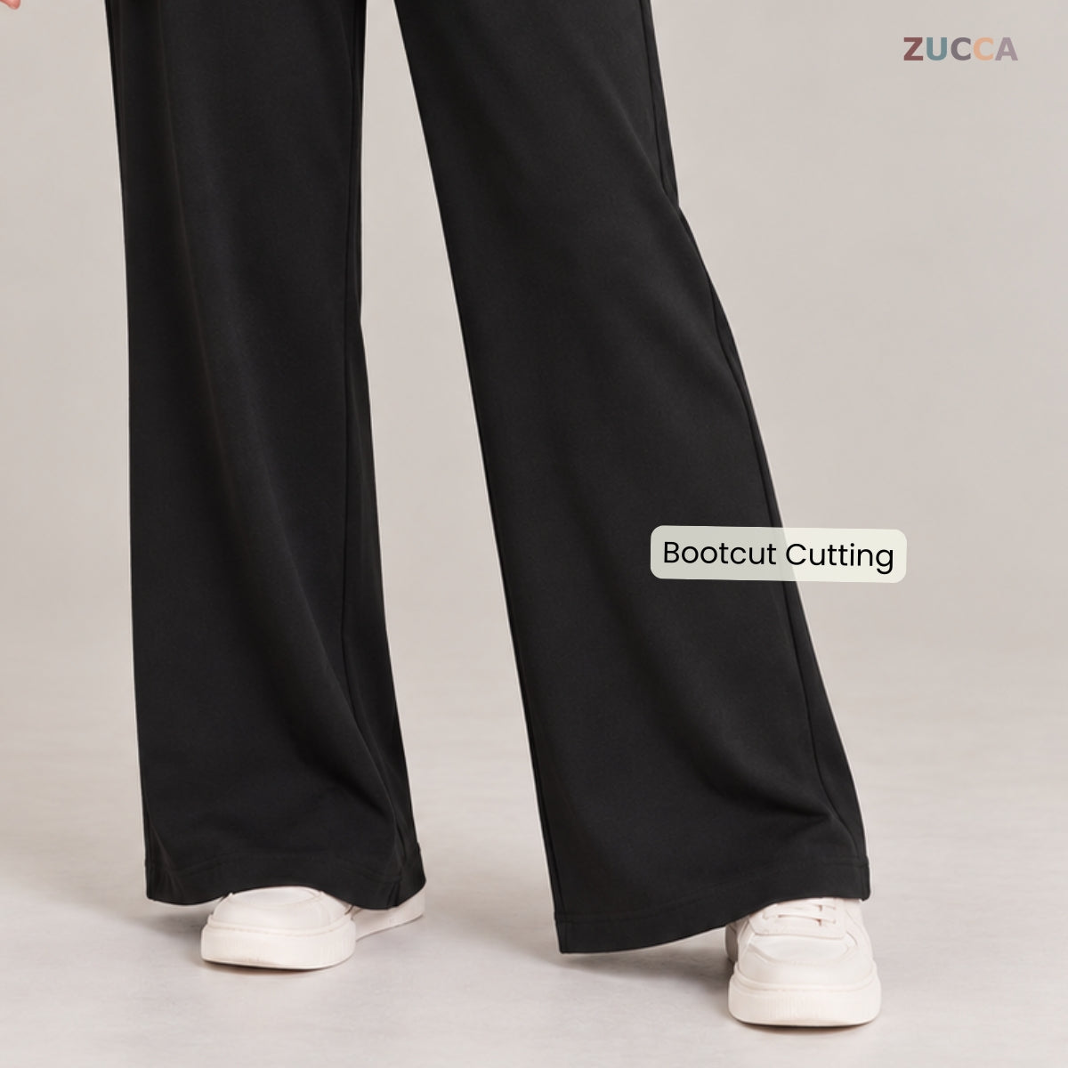 ZUCCA LYLA ASYMMETRIC WRAP LAYERED MODEST PANTS - MS016 (GN255)