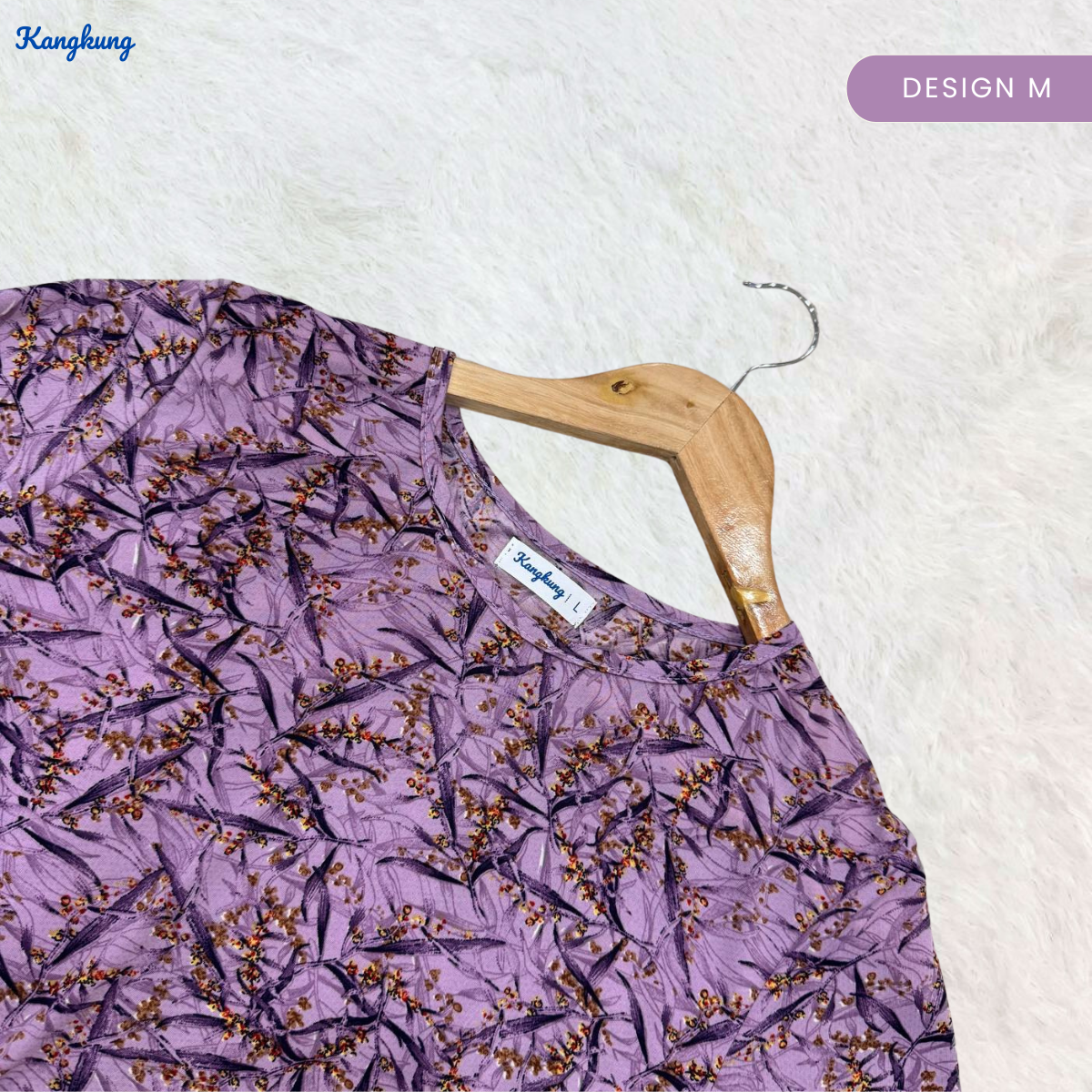 KANGKUNG MELATI BLOUSE WANITA CORAK CAMPUR - KK101