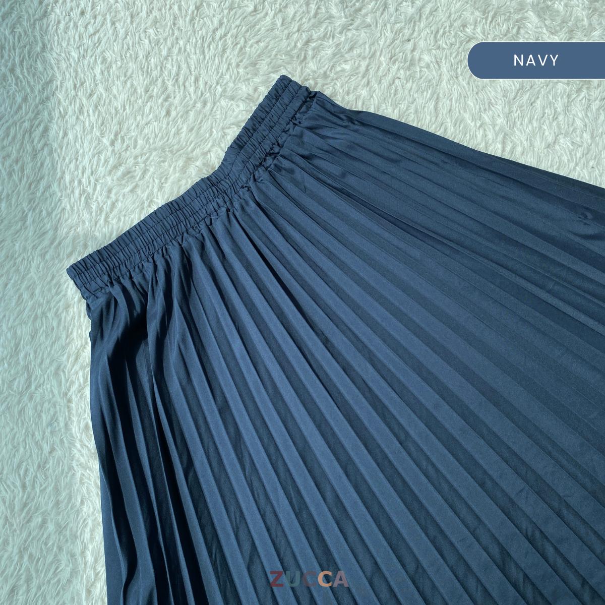 ZUCCA HANEE FLOWY PLEATED MAXI SKIRT - MA061