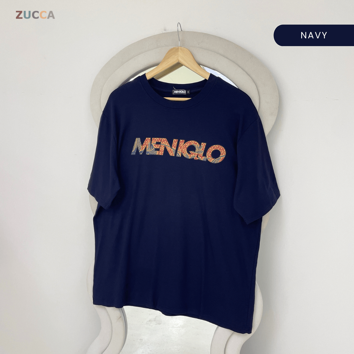 MENIQLO AQIL BATIK PRINT OVERSIZE TEE - MQ1030