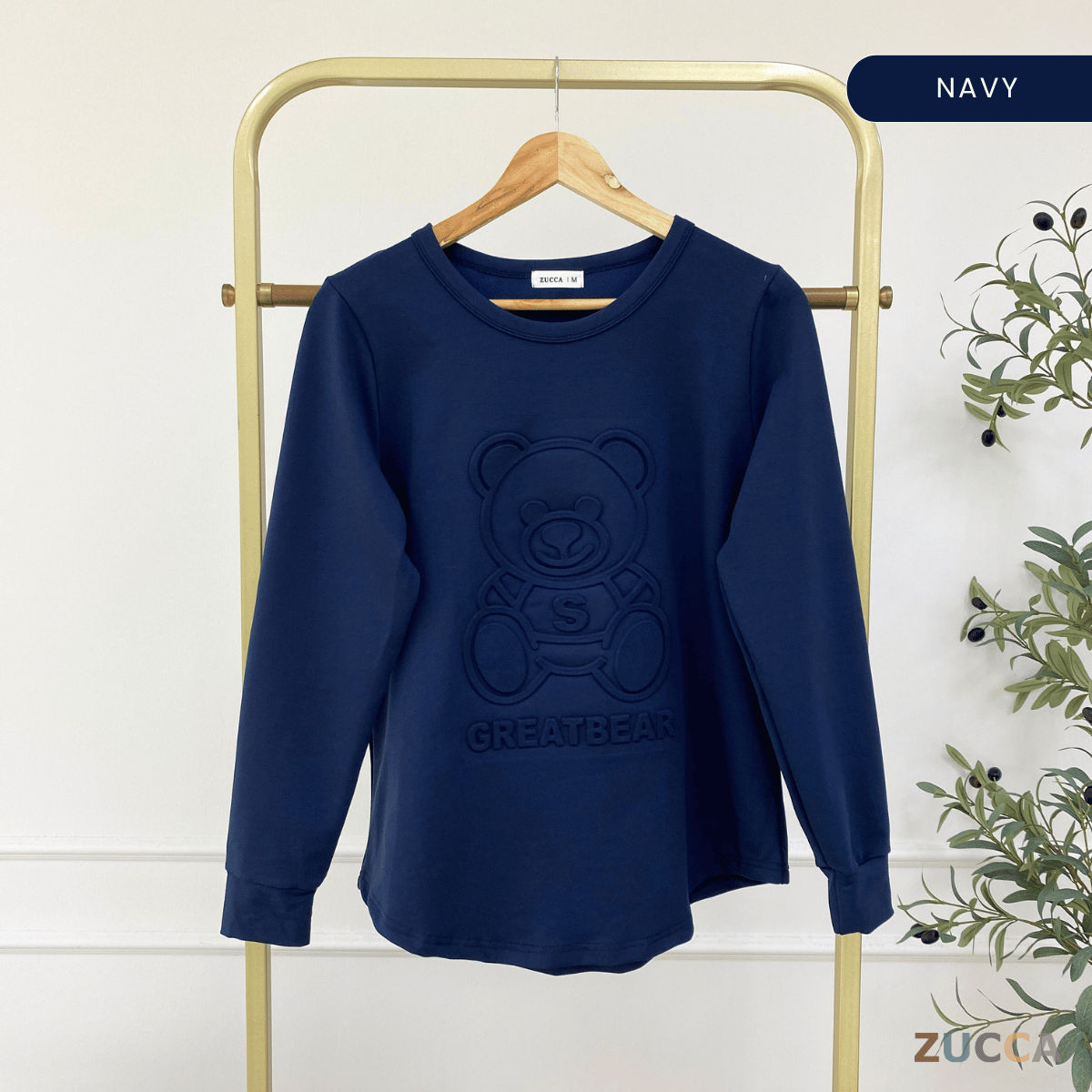 ZUCCA HERISA EMBOSSED VELVET CASUAL SHIRT BLOUSE - MA007