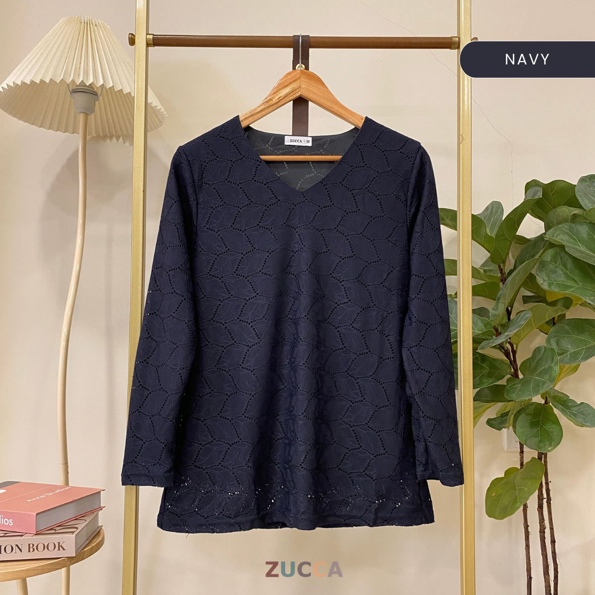 ZUCCA NELSIE PREMIUM LACE WOMEN BLOUSE - MA017