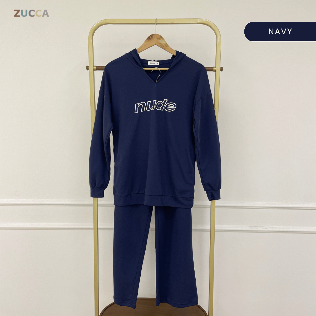 ZUCCA SYIHA CASUAL HOODIE MODEST PANTS SET - MA160