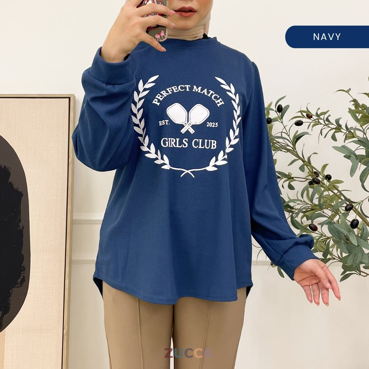 ZUCCA MARCIE KEMEJA KASUAL WANITA WAFFLE COTTON - DM007 BAJU WANITA KOREAN STYLE