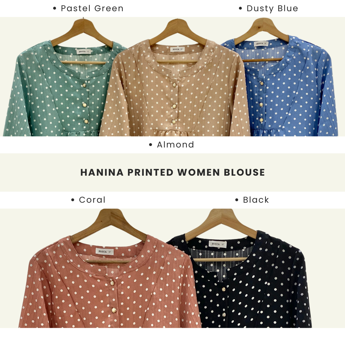 Hanina Printed Women Blouse - DM071