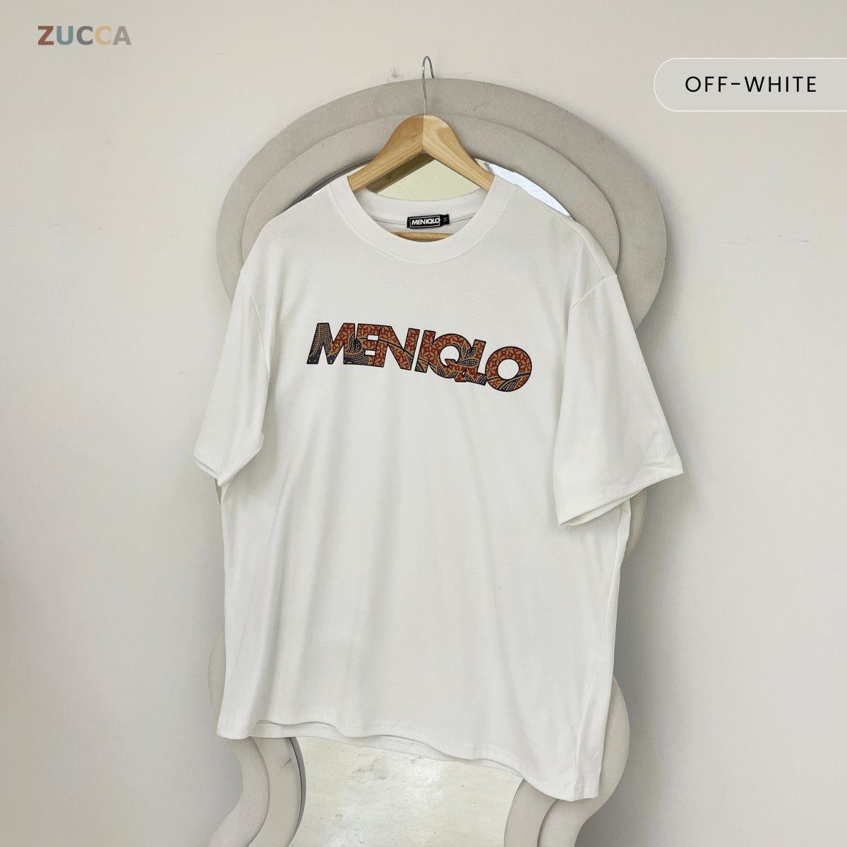 MENIQLO AQIL BATIK PRINT OVERSIZE TEE - MQ1030