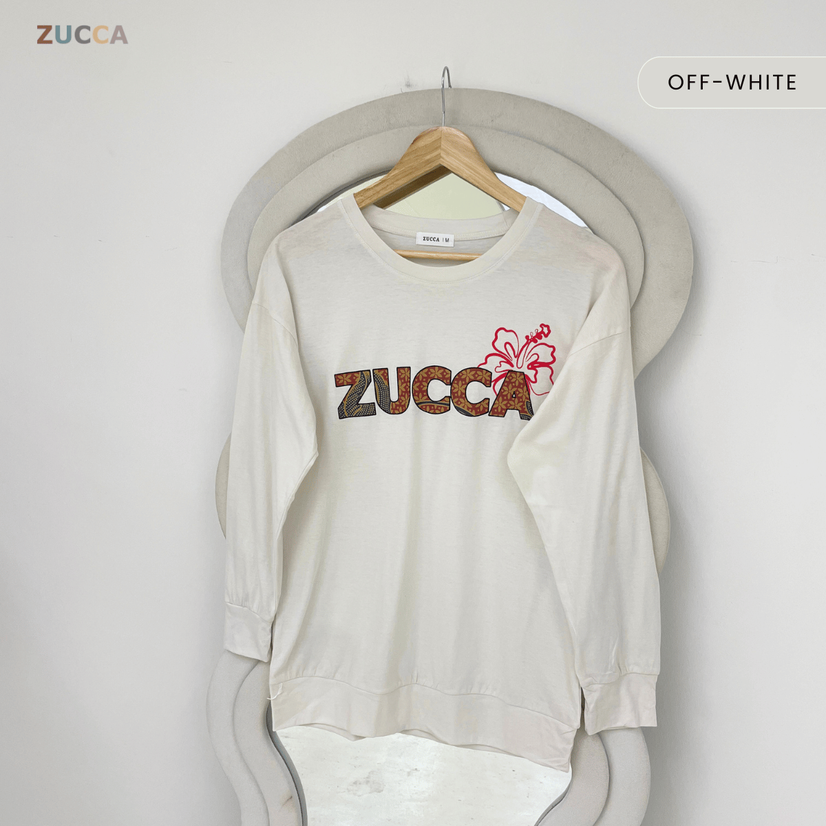 ZUCCA ALANA FLORAL BATIK LONG SLEEVE TOP - MA270