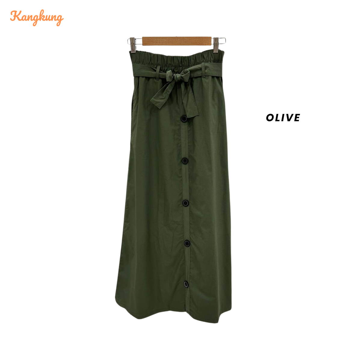 KANGKUNG SKIRT KAPAS BERBUTANG UNTUK WANITA - KK006