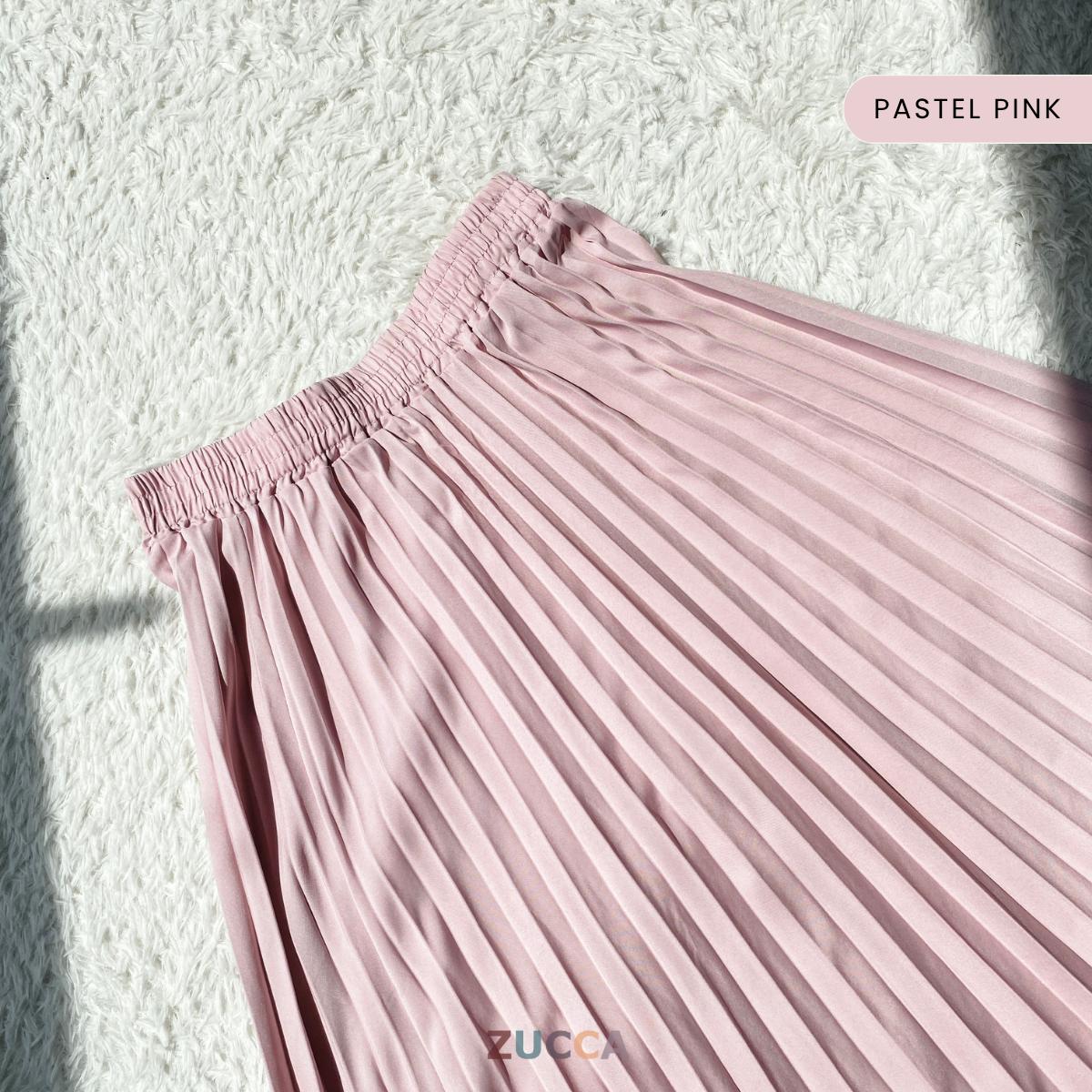 ZUCCA HANEE FLOWY PLEATED MAXI SKIRT - MA061