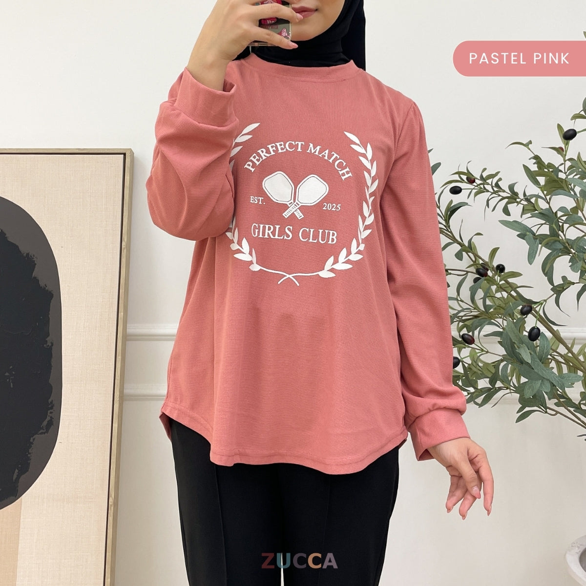 ZUCCA MARCIE KEMEJA KASUAL WANITA WAFFLE COTTON - DM007 BAJU WANITA KOREAN STYLE