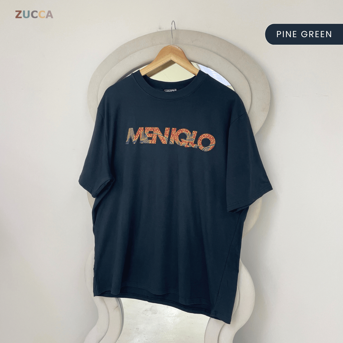 MENIQLO AQIL BATIK PRINT OVERSIZE TEE - MQ1030