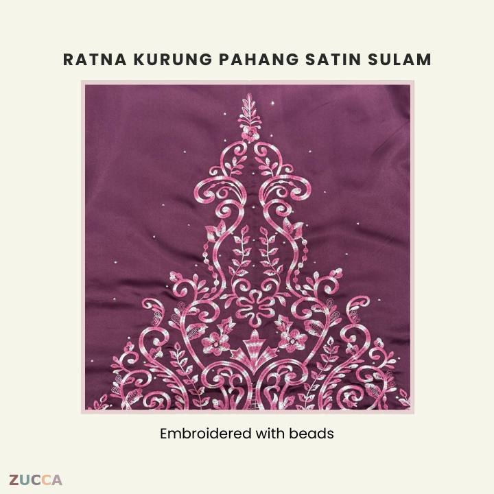 Ratna Kurung Pahang Satin Sulam Ibu Dan Anak - PL002 PL002A