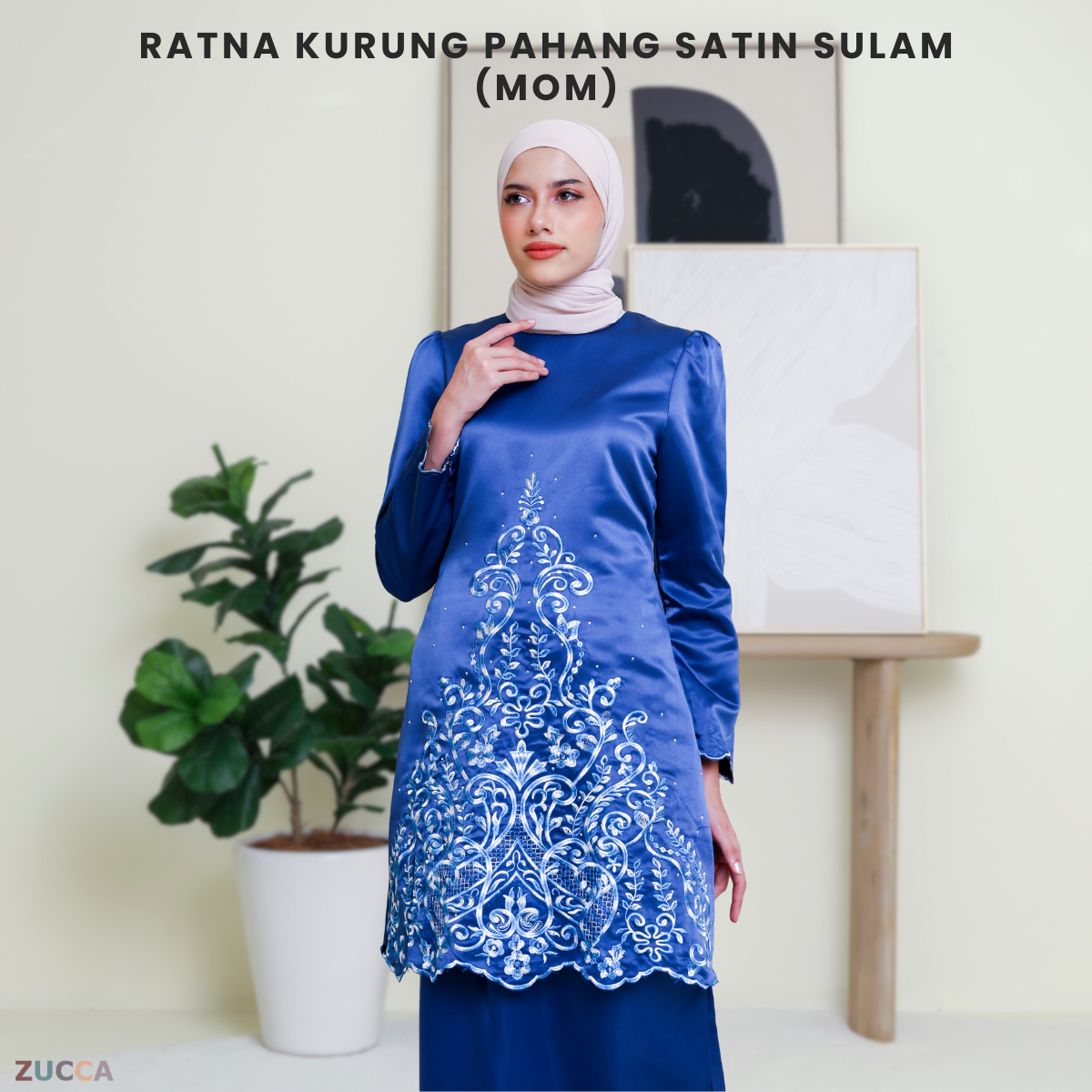 Ratna Kurung Pahang Satin Sulam Ibu Dan Anak - PL002 PL002A