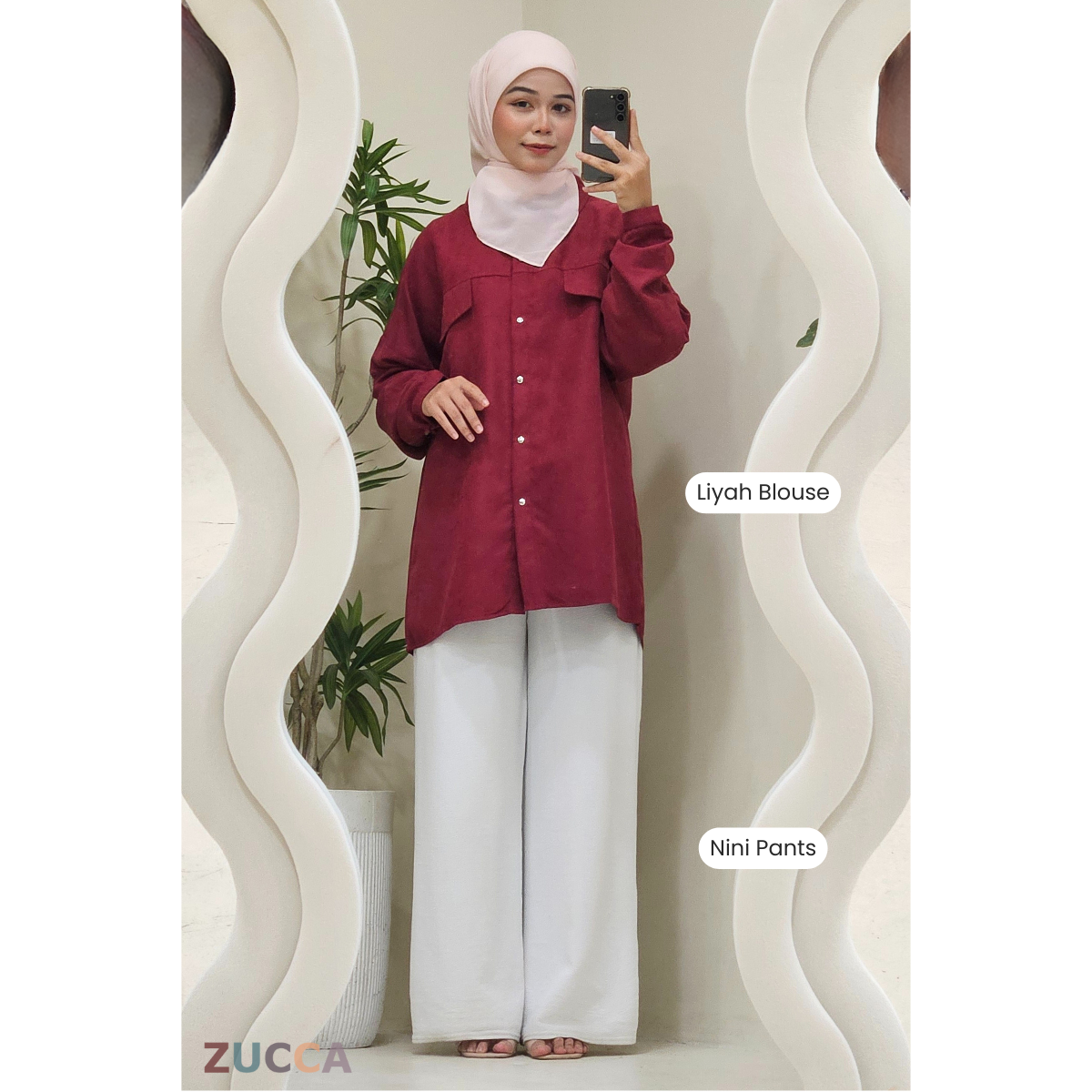 Liyah Kemeja Corduroy Women Blouse - PS050