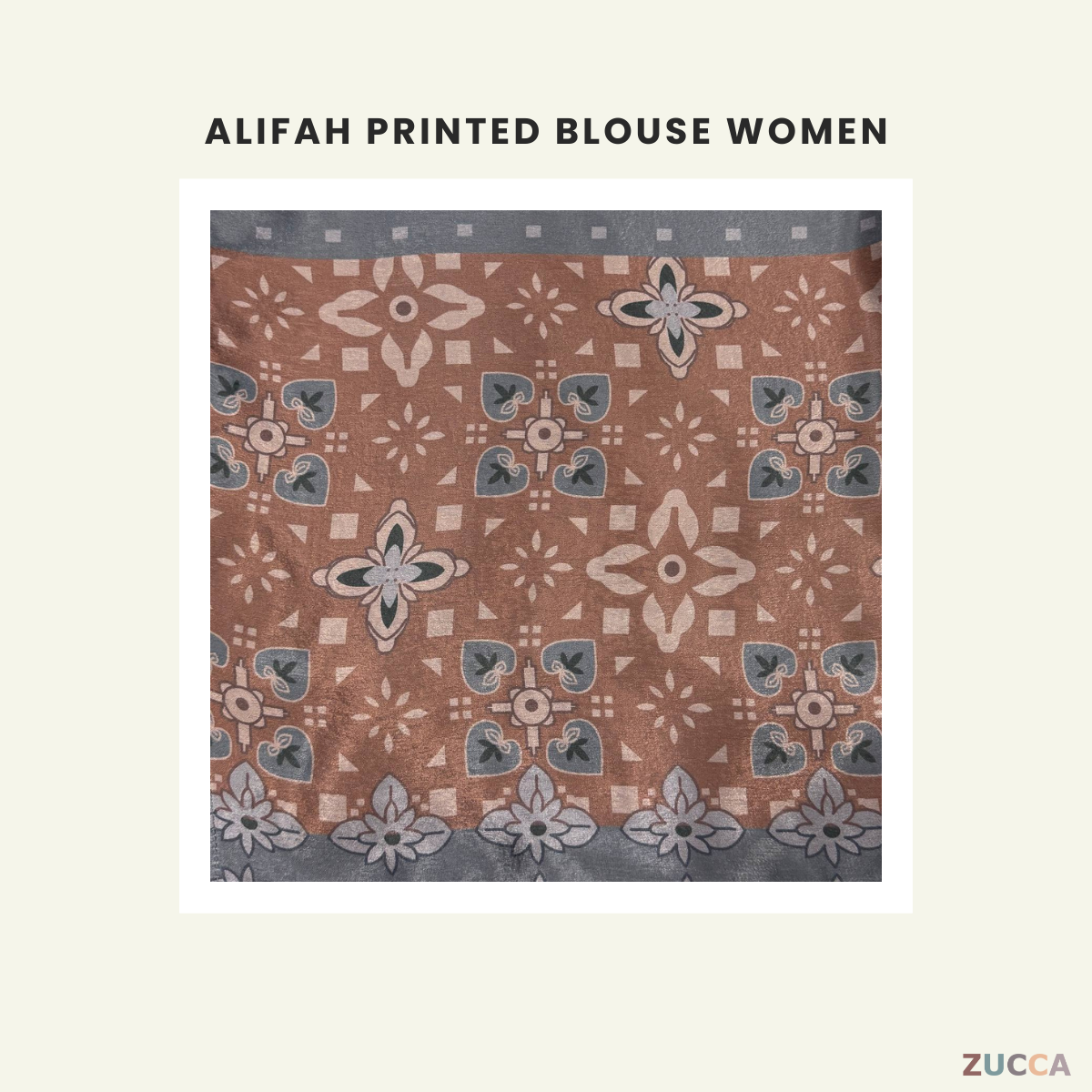 Alifah Printed Women Blouse - PS052