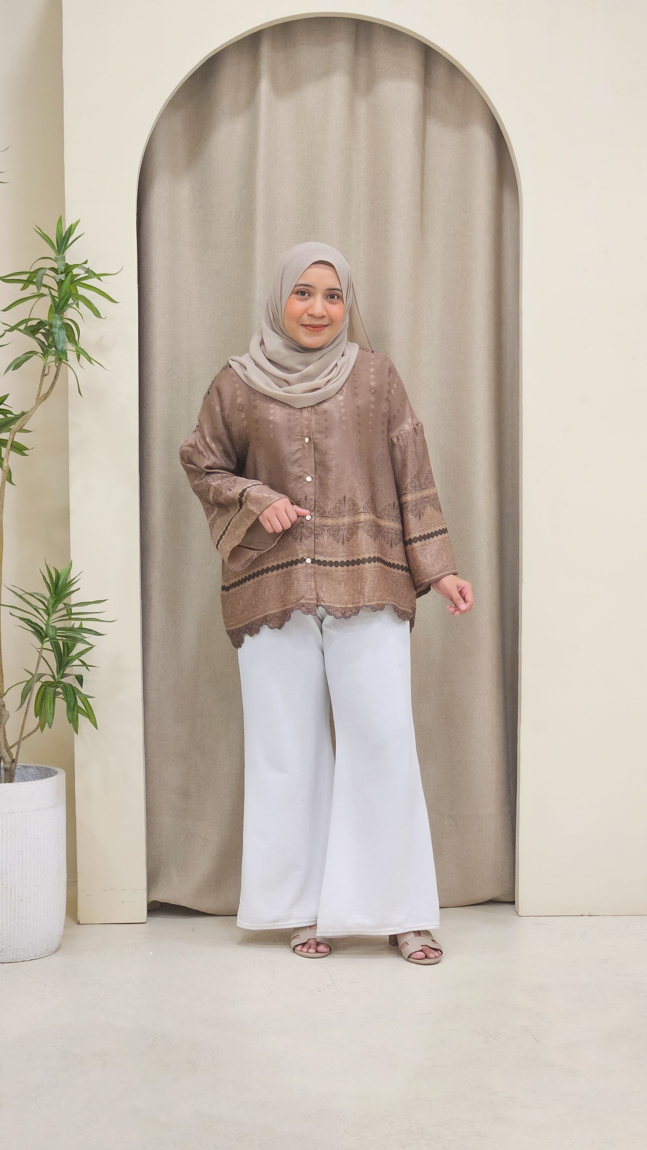 Atiyah Printed Women Blouse - PS053