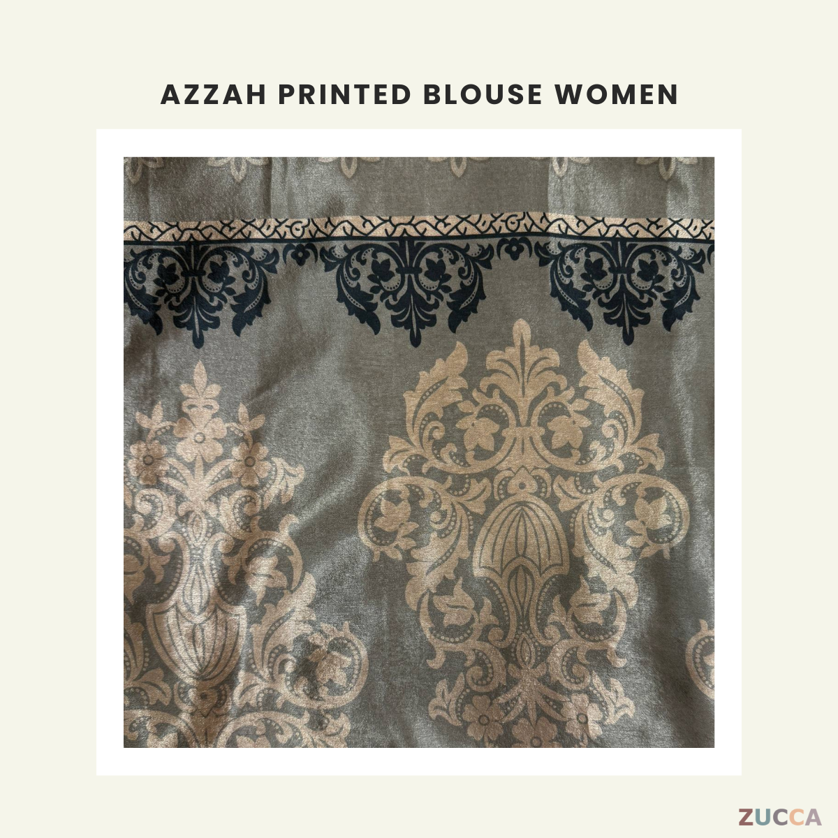 Azzah Printed Women Blouse - PS054