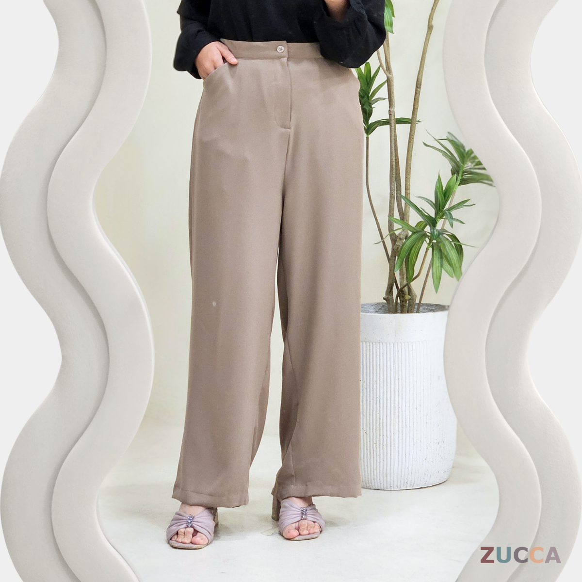 Akma Slack Straight Cut Women Pants - PS056