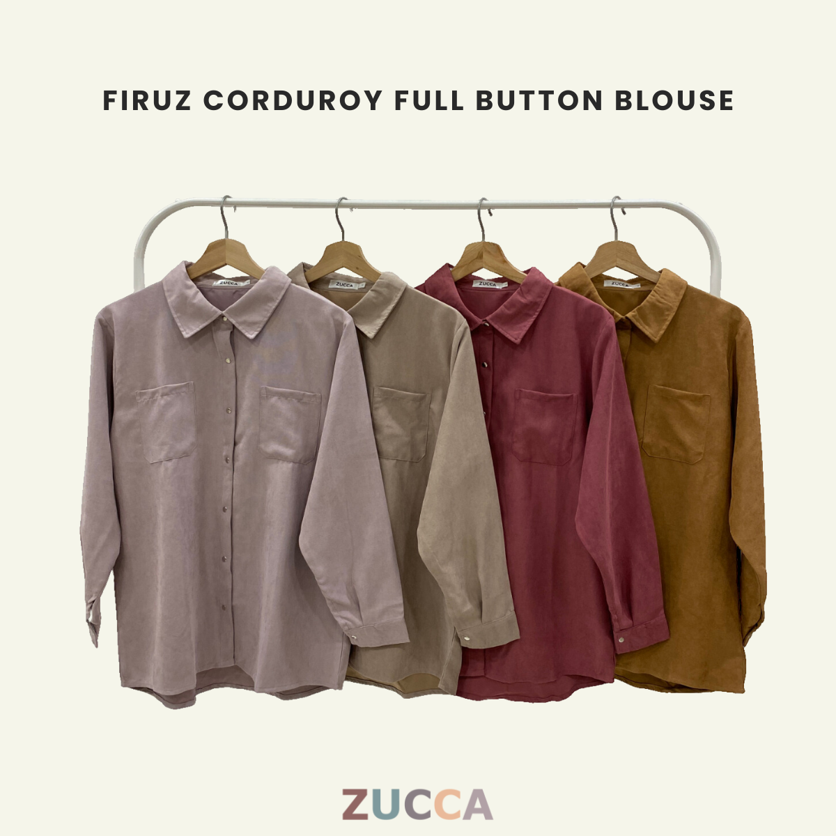 Firuz Corduroy Button Up Shirt - PS070