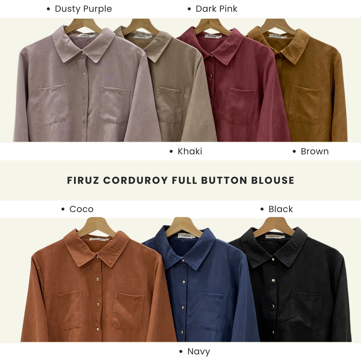 Firuz Corduroy Button Up Shirt - PS070