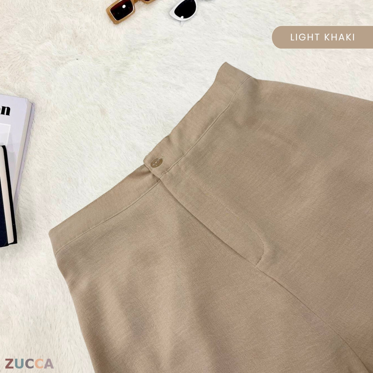 ZUCCA DANICA SELUAR PALAZZO HIGH WAIST ELEGAN GAYA KOREA – PS079