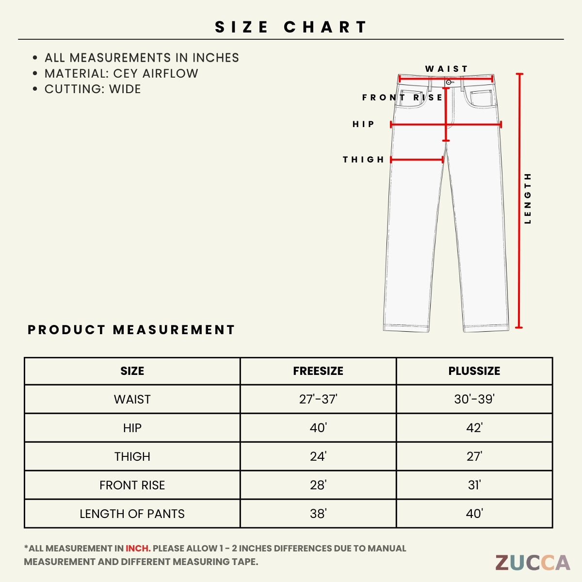 ZUCCA DANICA SELUAR PALAZZO HIGH WAIST ELEGAN GAYA KOREA – PS079