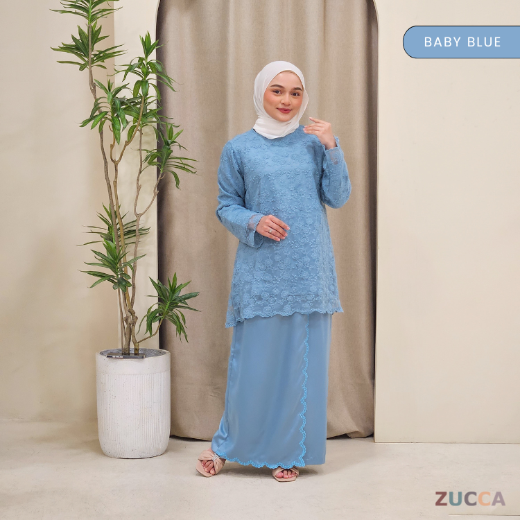 Izwani Classic Lace Elegant Baju Kurung - PSRAYA002