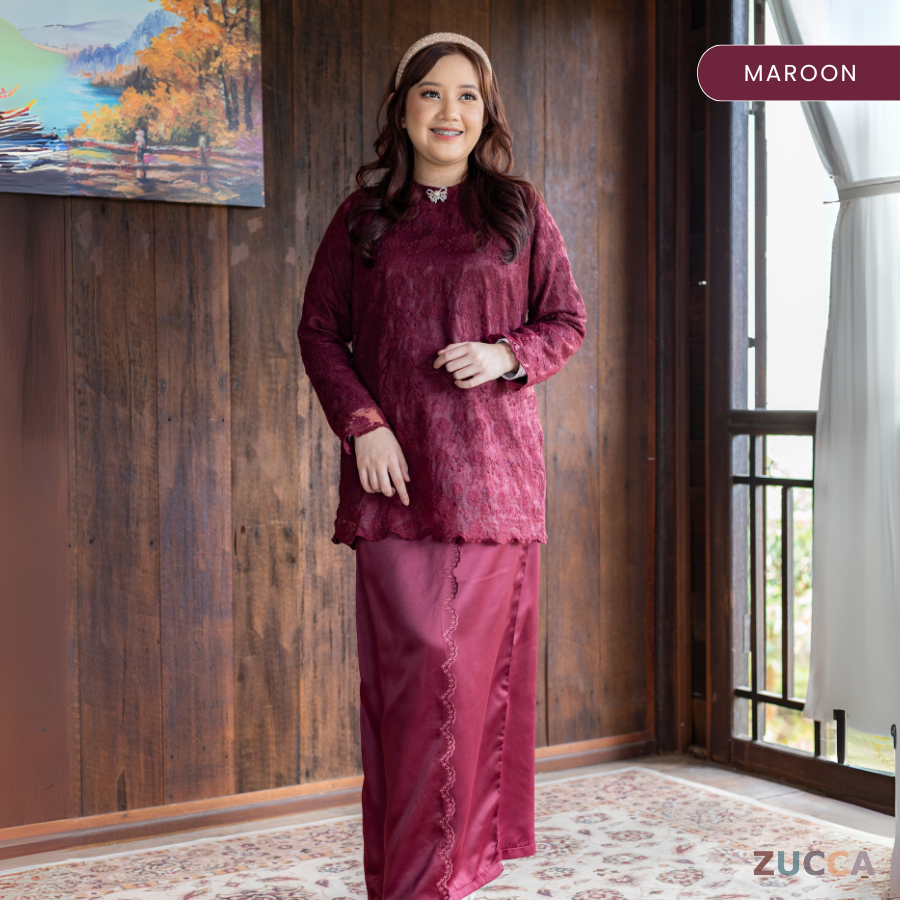 Izwani Classic Lace Elegant Baju Kurung - PSRAYA002