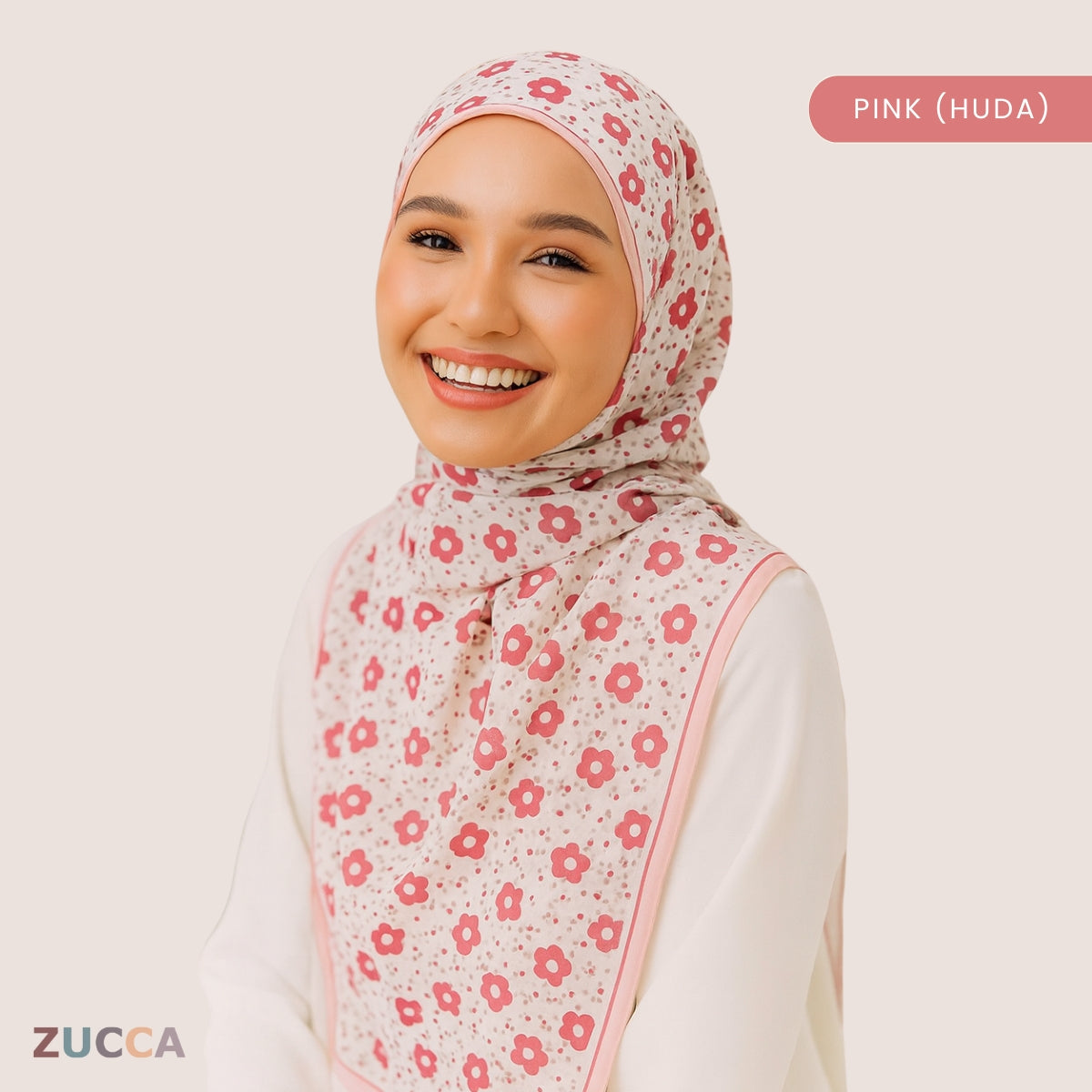 JULIANA HIJAB BAWAL FLORAL PRINTED VOILE - PSTU001