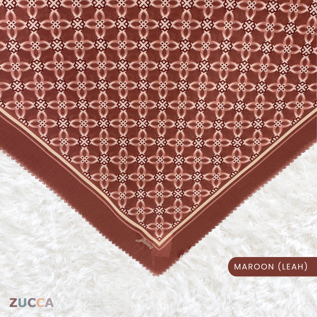 JULIANA HIJAB BAWAL FLORAL PRINTED VOILE - PSTU001