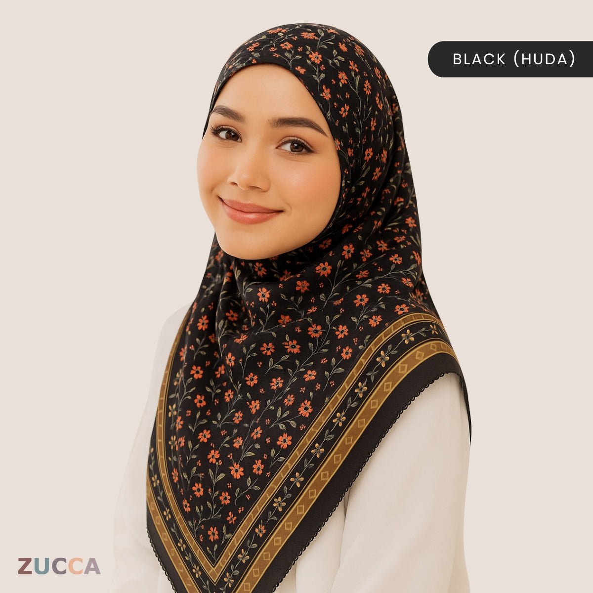 JULIANA HIJAB BAWAL FLORAL PRINTED VOILE - PSTU001