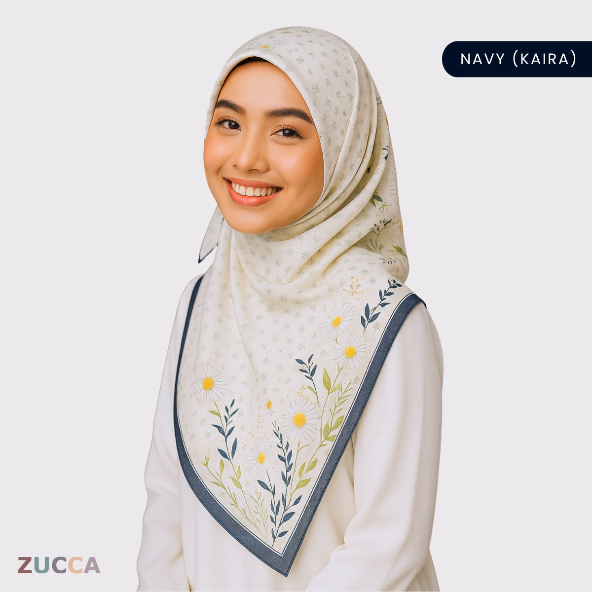 JULIANA HIJAB BAWAL FLORAL PRINTED VOILE - PSTU001