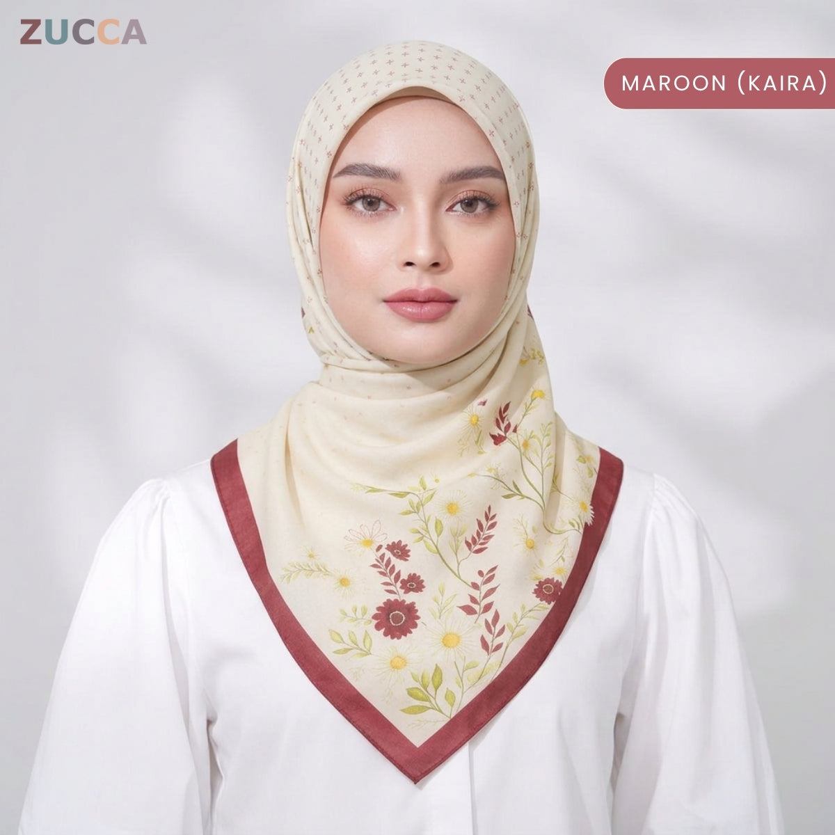 JULIANA HIJAB BAWAL FLORAL PRINTED VOILE - PSTU001