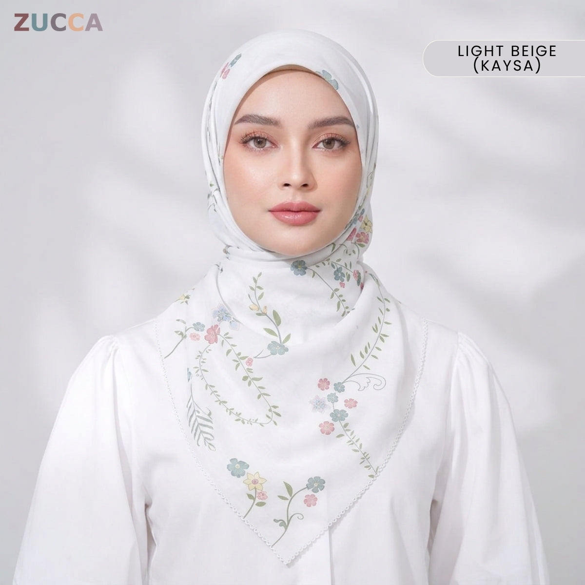 JULIANA HIJAB BAWAL FLORAL PRINTED VOILE - PSTU001