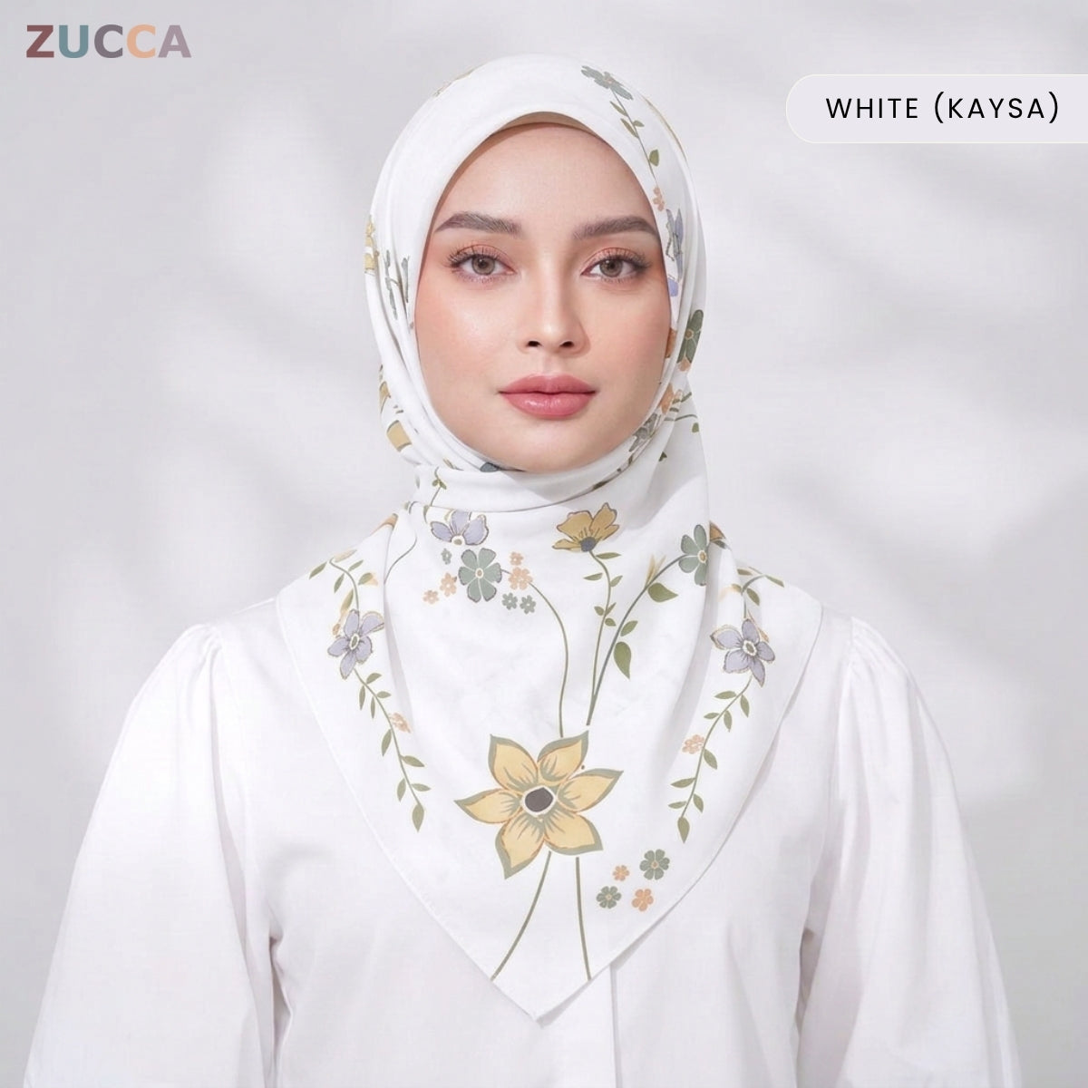 JULIANA HIJAB BAWAL FLORAL PRINTED VOILE - PSTU001