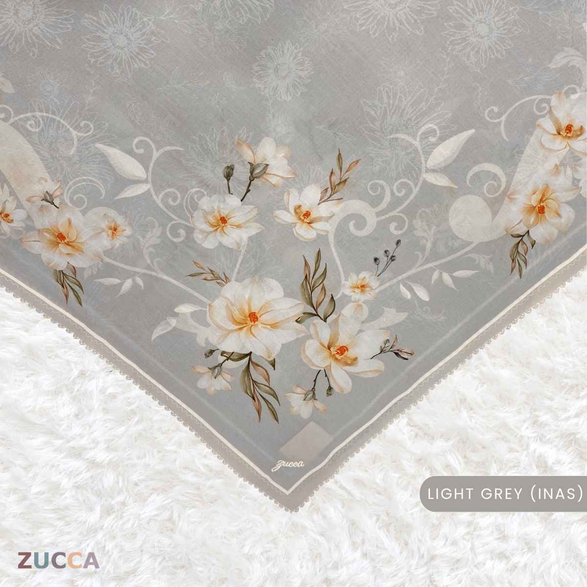 JULIANA HIJAB BAWAL FLORAL PRINTED VOILE - PSTU001