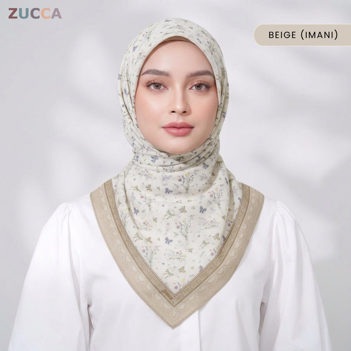 JULIANA HIJAB BAWAL FLORAL PRINTED VOILE - PSTU001