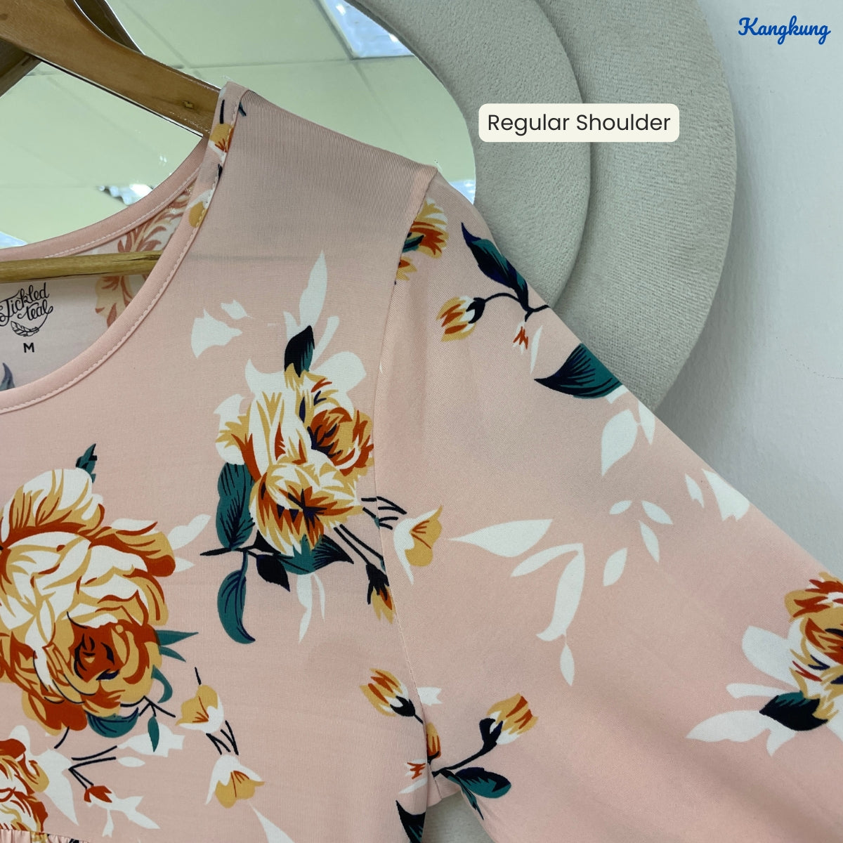 KANGKUNG FATIYA FLOWY FLORAL LONG DRESS - Q001