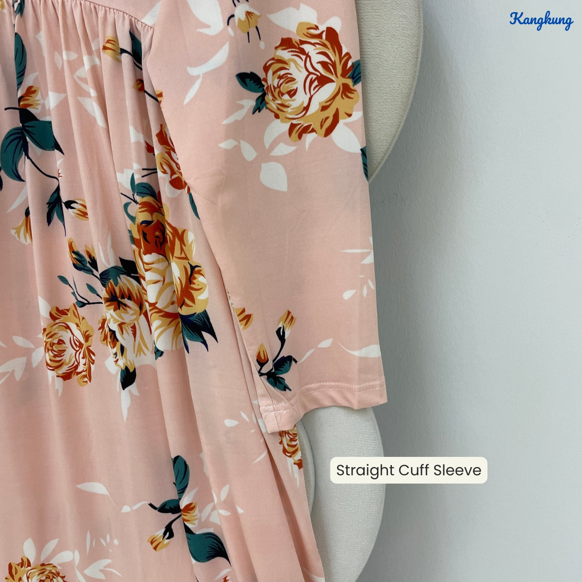KANGKUNG FATIYA FLOWY FLORAL LONG DRESS - Q001