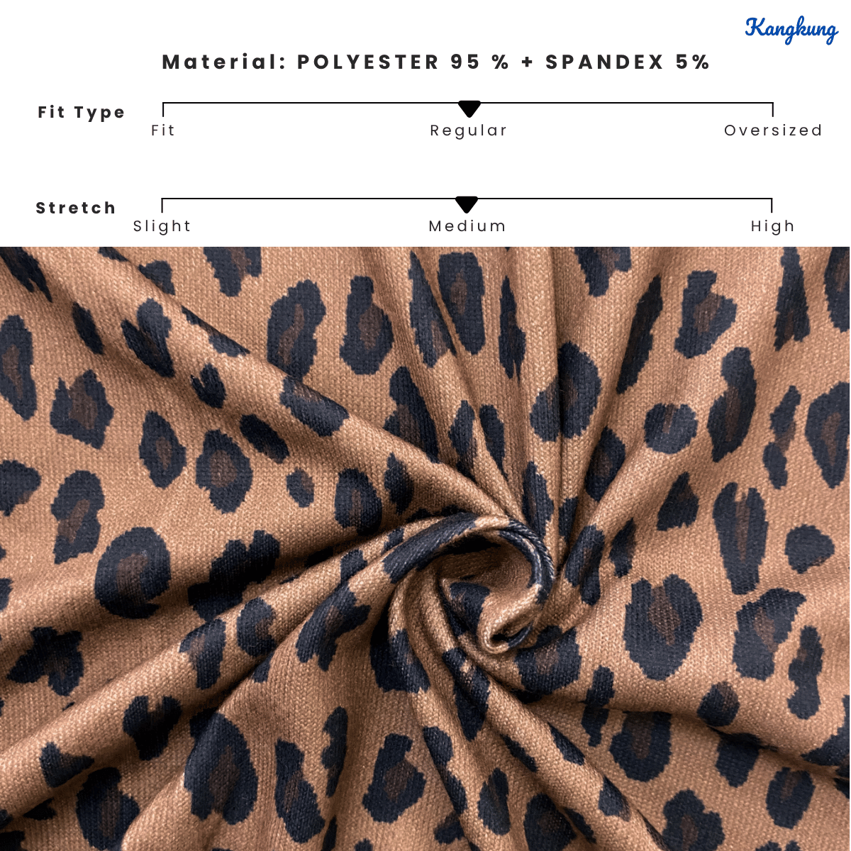 KANGKUNG JANE PRINTED FLARE LONG TOP-Q006
