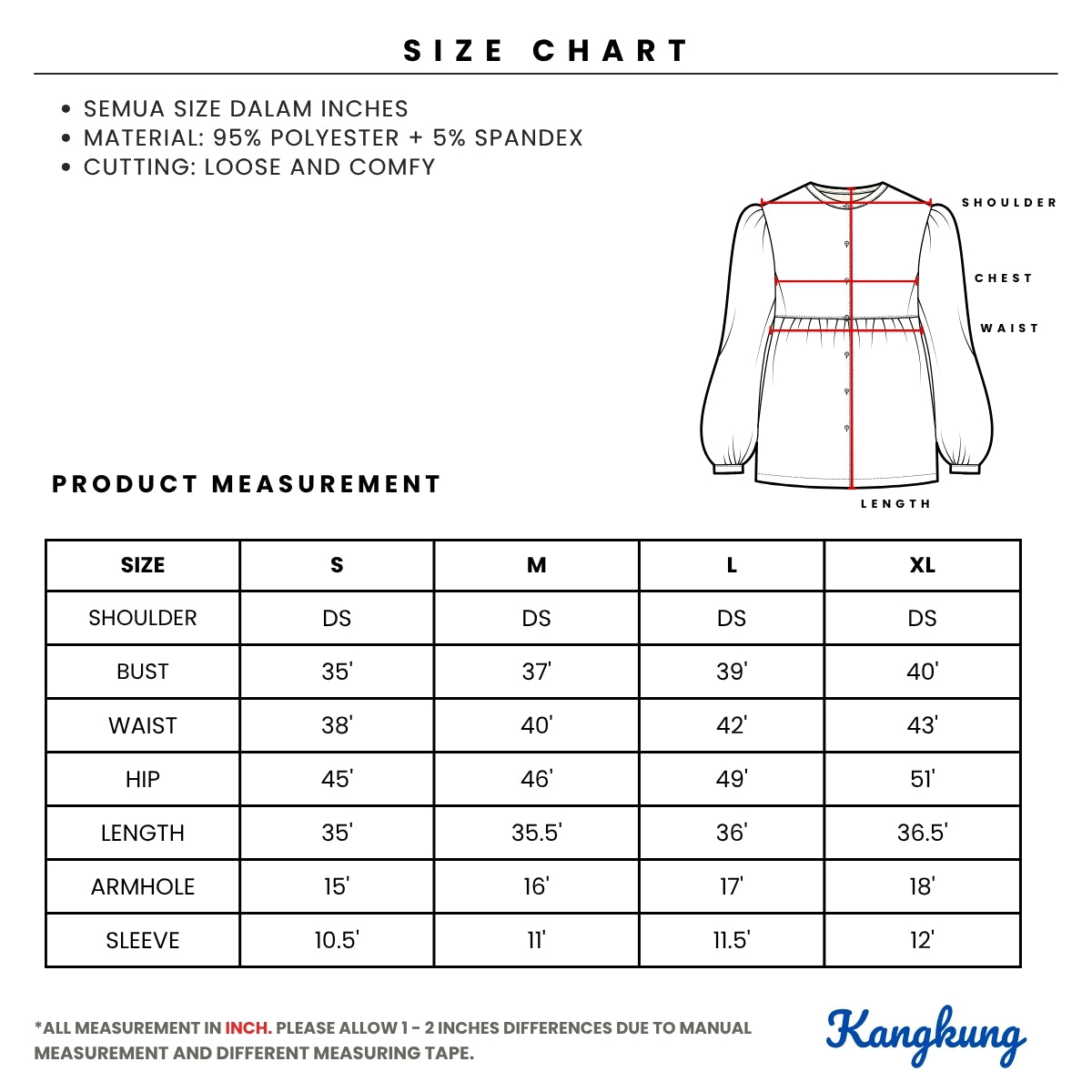 KANGKUNG JANETTE STRIPED A-LINE LONG TOP - Q007