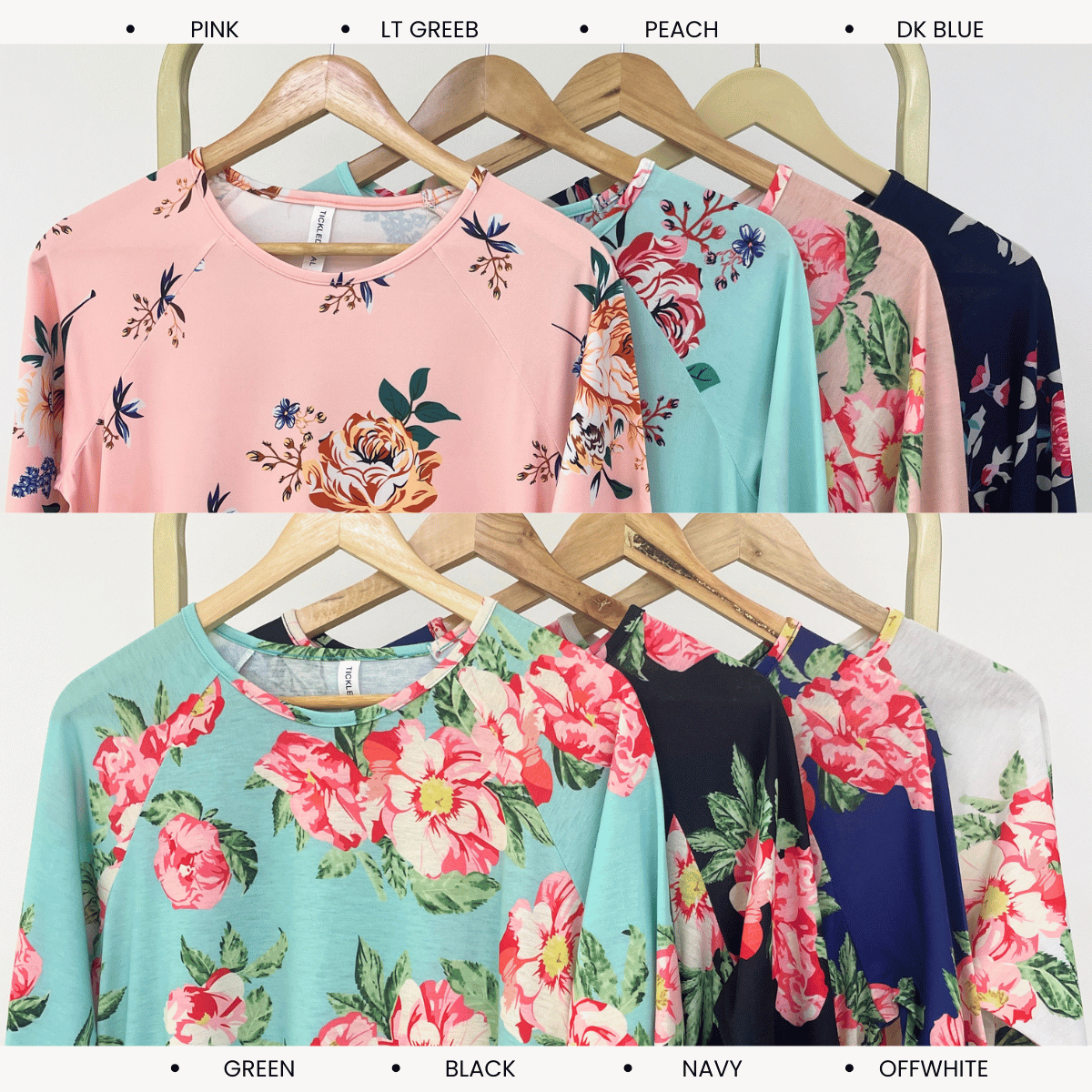 KANGKUNG BIHA FLORAL PRINTED LONG SLEEVE TOP-Q009