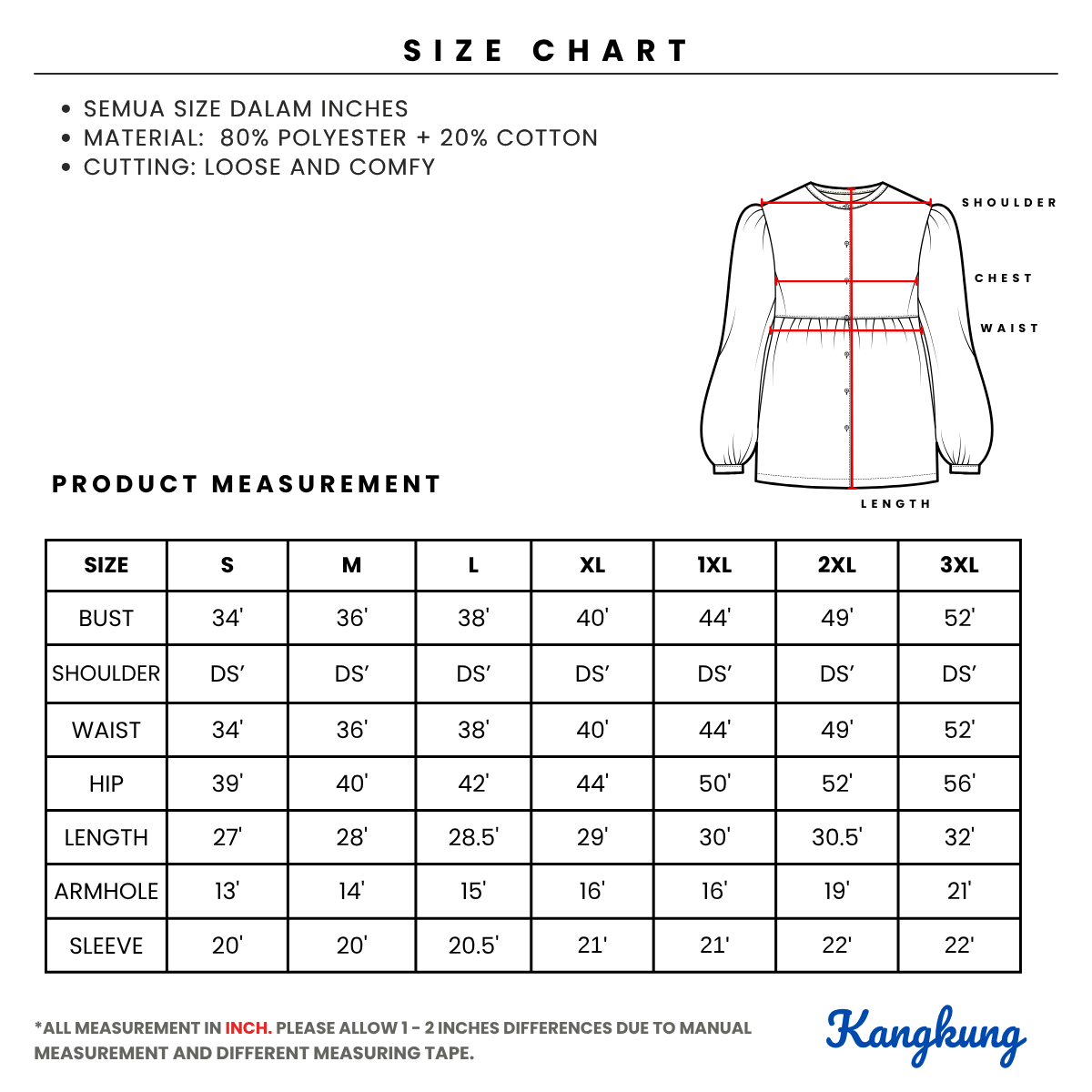 KANGKUNG SUNNY MODEST STRIPED LONG TOP-Q012